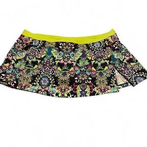 Athleta Multicolor Floral Mini Skirt